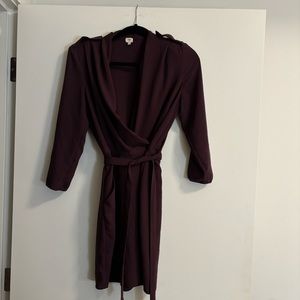 Wilfred eggplant wrap blazer/dress